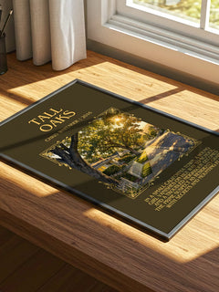 Tall Oaks Minimalist Book Poster by Chris Whitaker – image 4