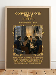 Conversations with Friends Minimalist Book Poster by Sally Rooney – image 2