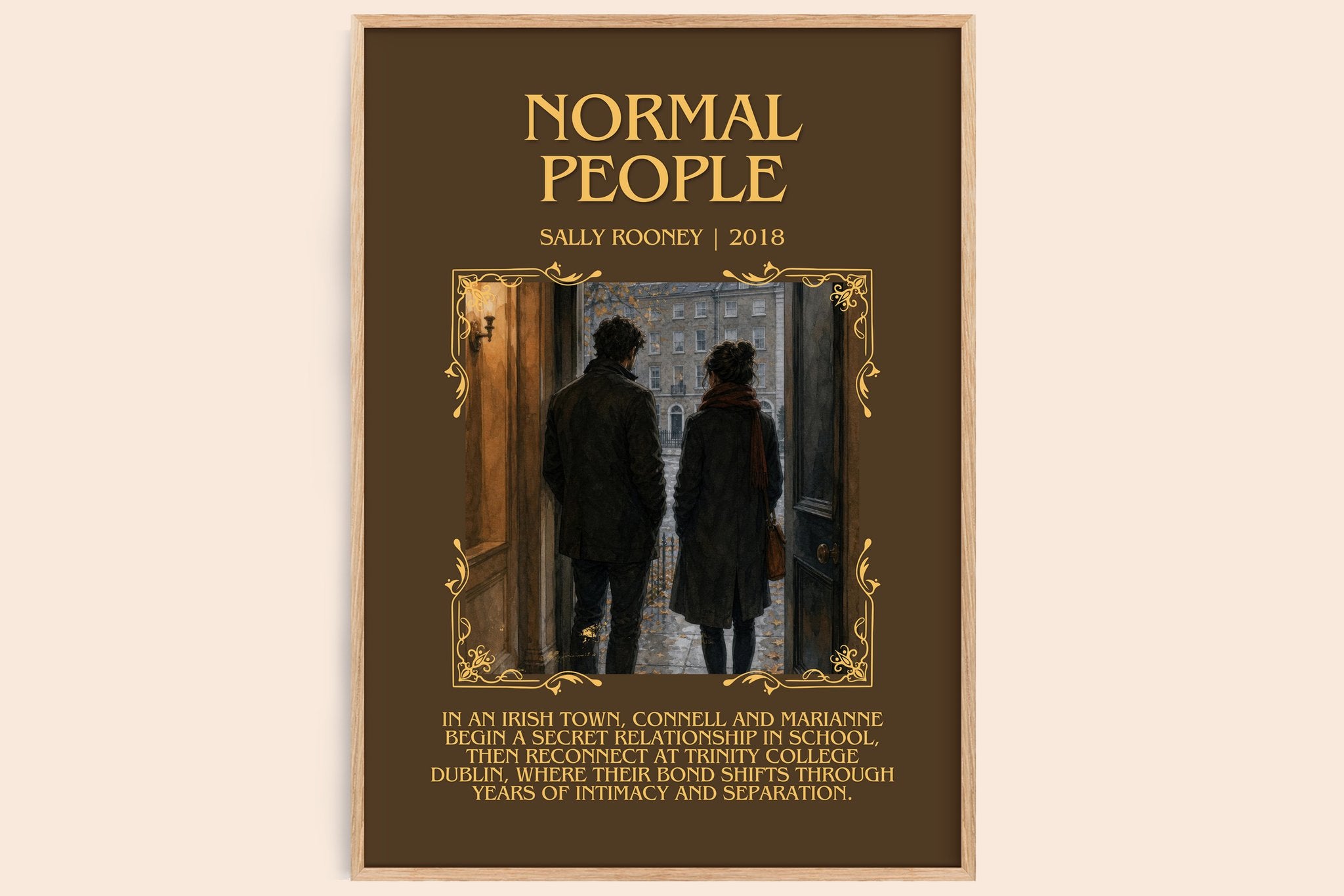 Normal People Minimalist Book Poster by Sally Rooney