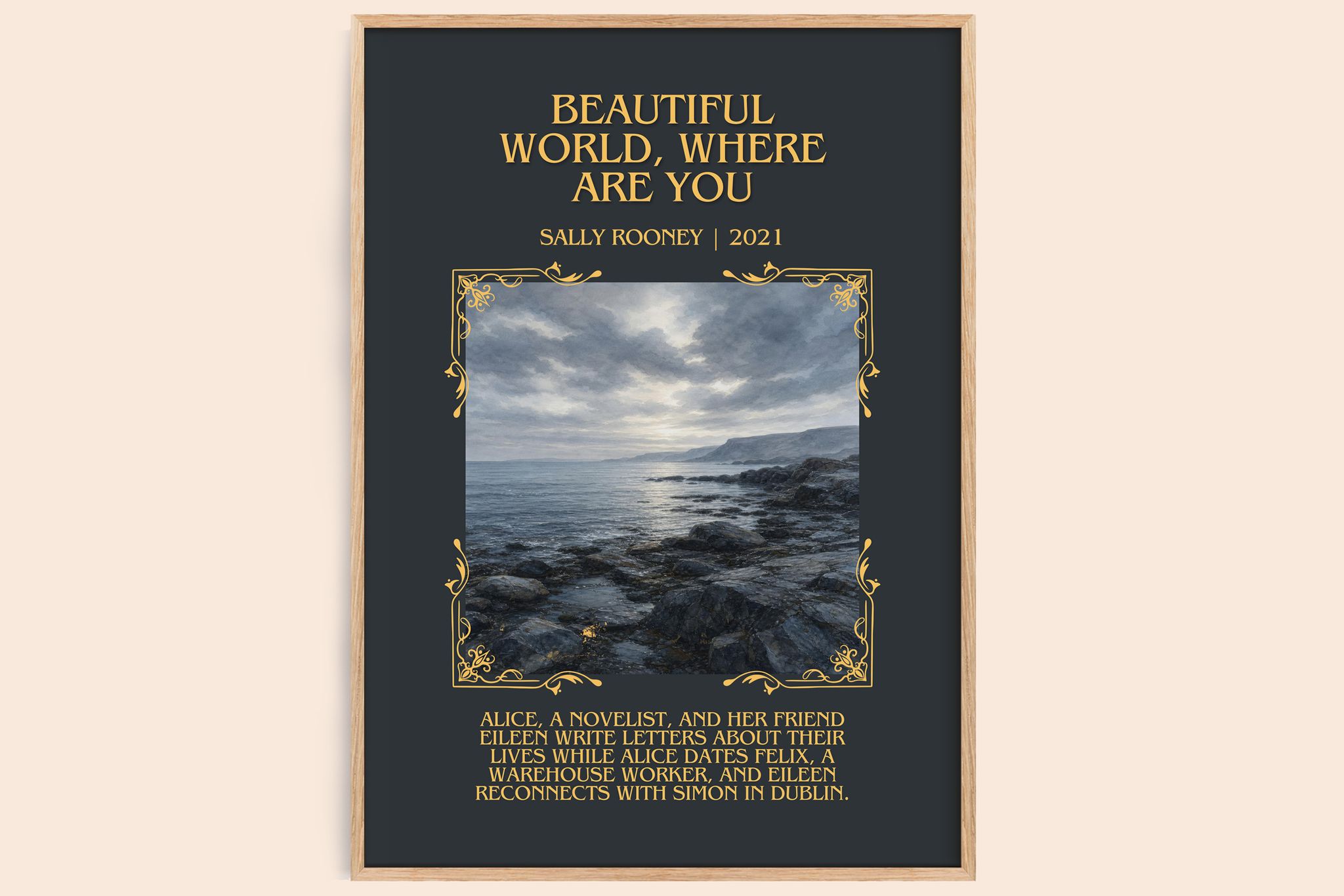 Beautiful World, Where Are You Minimalist Book Poster by Sally Rooney