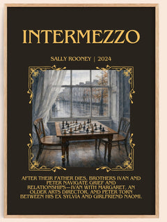Intermezzo Minimalist Book Poster by Sally Rooney – image 1