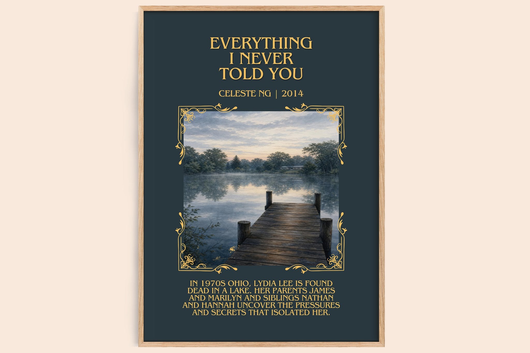 Everything I Never Told You Minimalist Book Poster by Celeste Ng