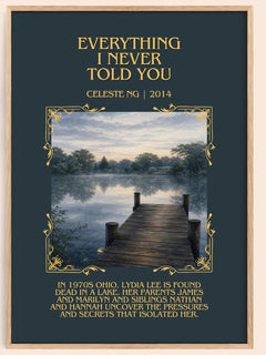 Everything I Never Told You Minimalist Book Poster by Celeste Ng – image 1