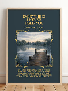 Everything I Never Told You Minimalist Book Poster by Celeste Ng – image 2