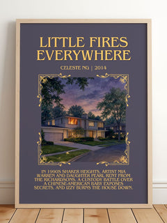 Little Fires Everywhere Minimalist Book Poster by Celeste Ng – image 2