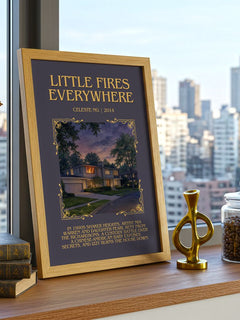 Little Fires Everywhere Minimalist Book Poster by Celeste Ng – image 3