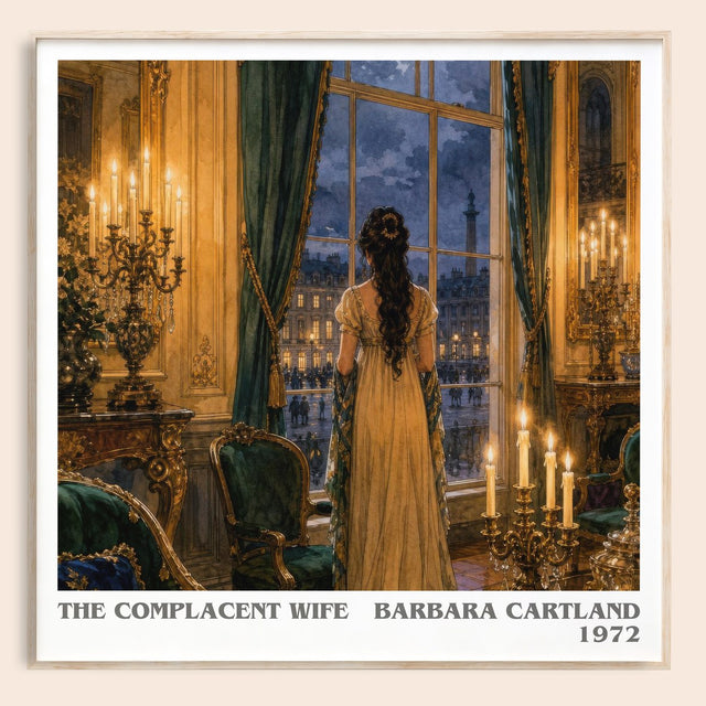 The Complacent Wife Literary Art Print by Barbara Cartland
