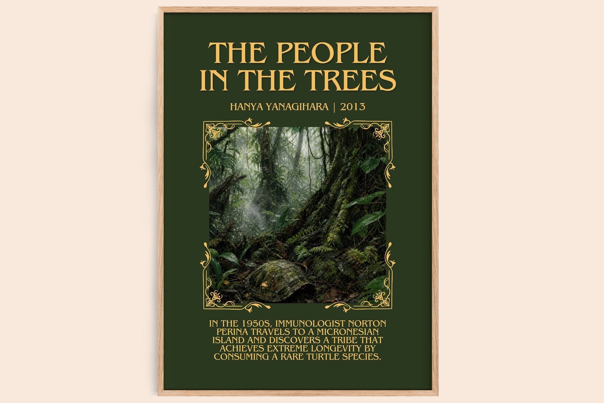 The People in the Trees Minimalist Book Poster by Hanya Yanagihara