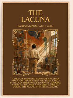 The Lacuna Minimalist Book Poster by Barbara Kingsolver – image 1