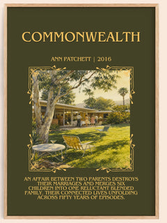 Commonwealth Minimalist Book Poster by Ann Patchett – image 1