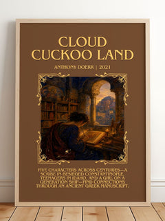 Cloud Cuckoo Land Minimalist Book Poster by Anthony Doerr – image 2