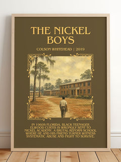 The Nickel Boys Minimalist Book Poster by Colson Whitehead – image 2