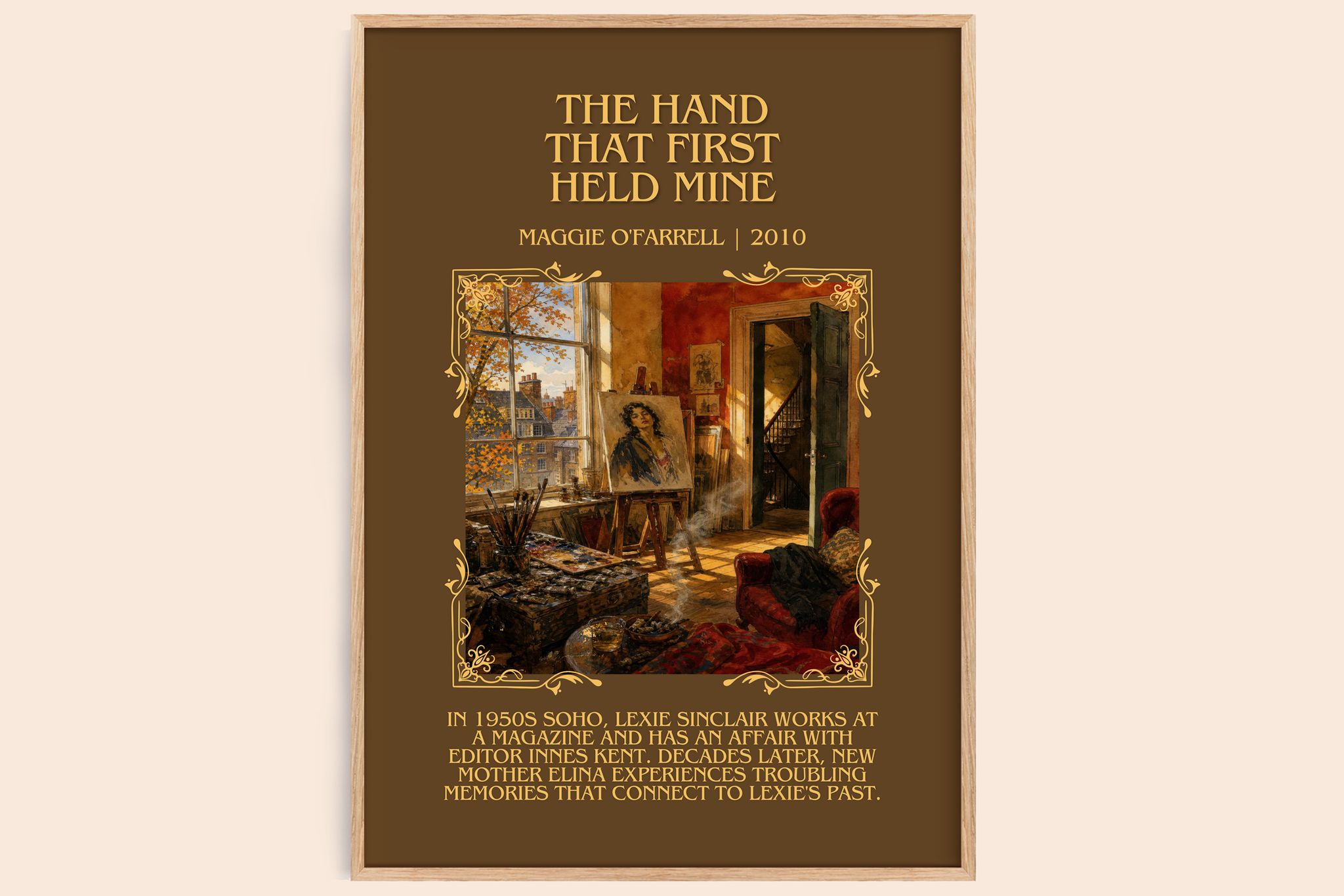 Hand That First Held Mine Minimalist Book Poster by Maggie O'Farrell