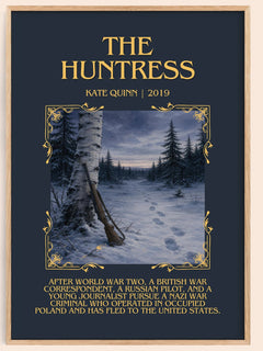 The Huntress Minimalist Book Poster by Kate Quinn – image 1