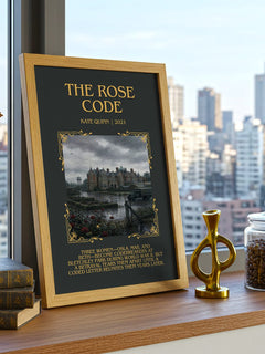 The Rose Code Minimalist Book Poster by Kate Quinn – image 3