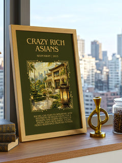 Crazy Rich Asians Minimalist Book Poster by Kevin Kwan – image 3