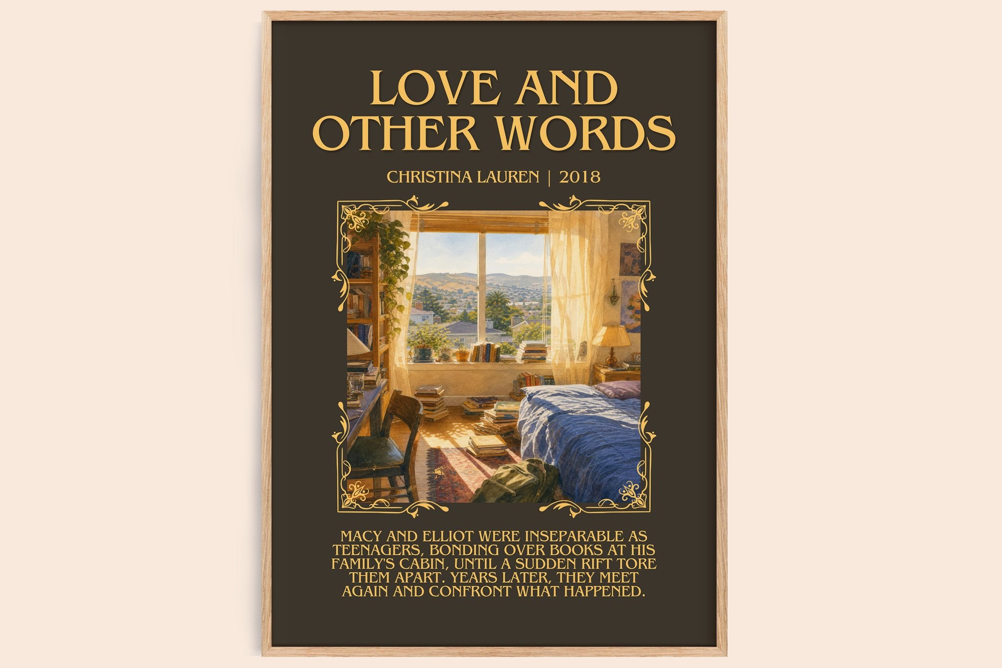 Love and Other Words Minimalist Book Poster by Christina Lauren