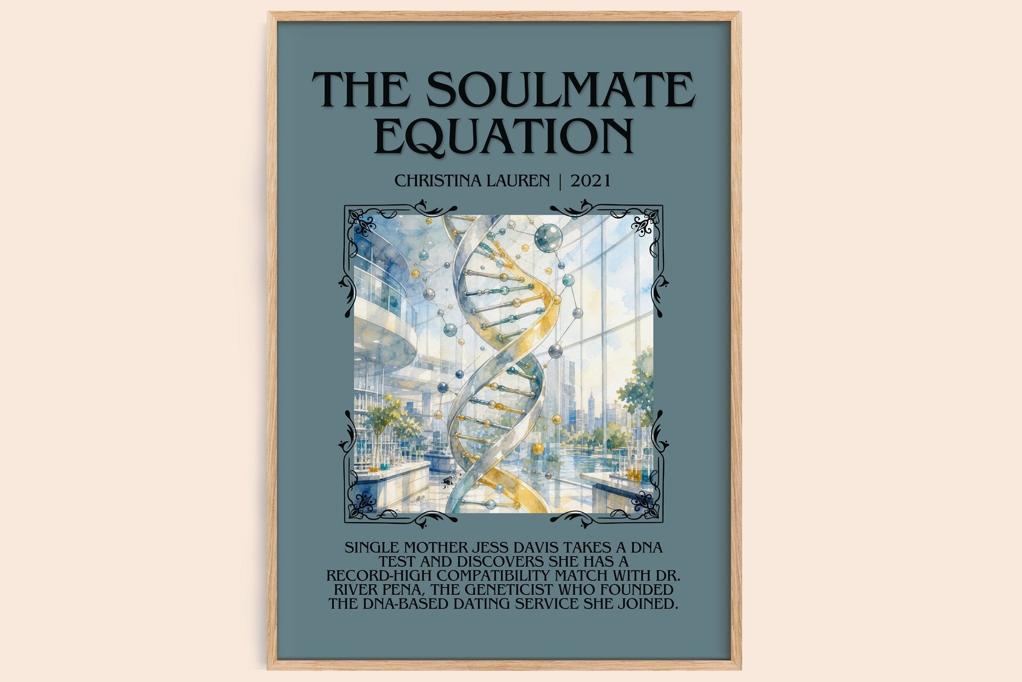 The Soulmate Equation Minimalist Book Poster by Christina Lauren