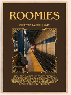 Roomies Minimalist Book Poster by Christina Lauren – image 1