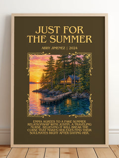 Just for the Summer Minimalist Book Poster by Abby Jimenez – image 2
