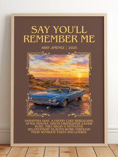 Say You'll Remember Me Minimalist Book Poster by Abby Jimenez – image 2