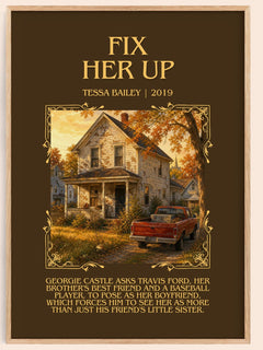 Fix Her Up Minimalist Book Poster by Tessa Bailey – image 1