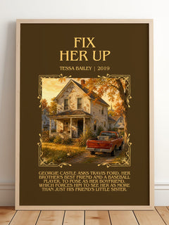 Fix Her Up Minimalist Book Poster by Tessa Bailey – image 2