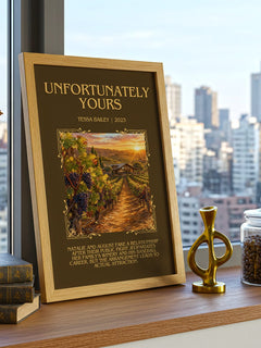 Unfortunately Yours Minimalist Book Poster by Tessa Bailey – image 3