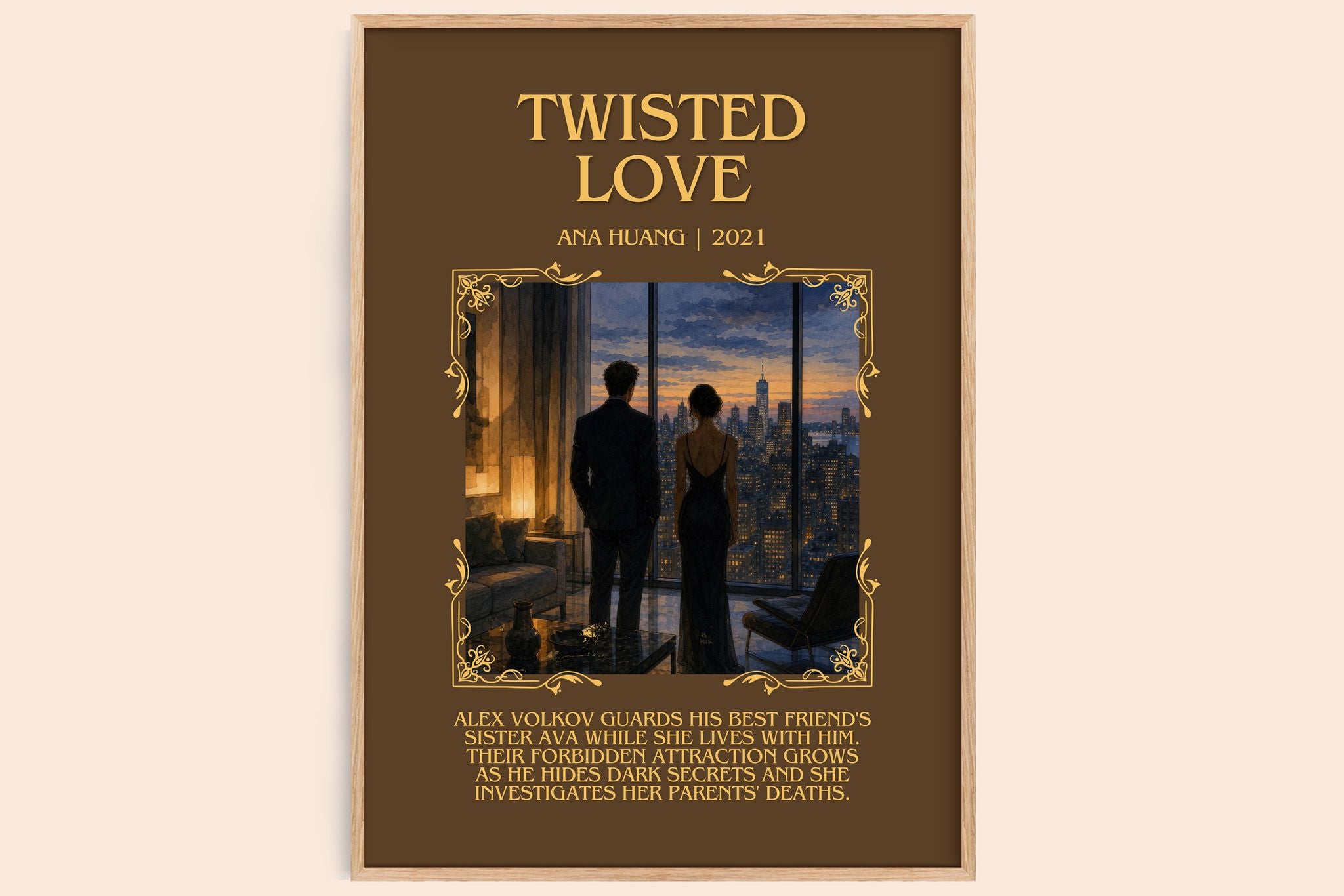 Twisted Love Minimalist Book Poster by Ana Huang