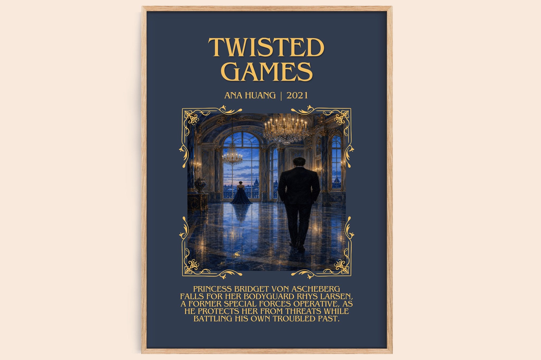 Twisted Games Minimalist Book Poster by Ana Huang