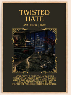 Twisted Hate Minimalist Book Poster by Ana Huang – image 1