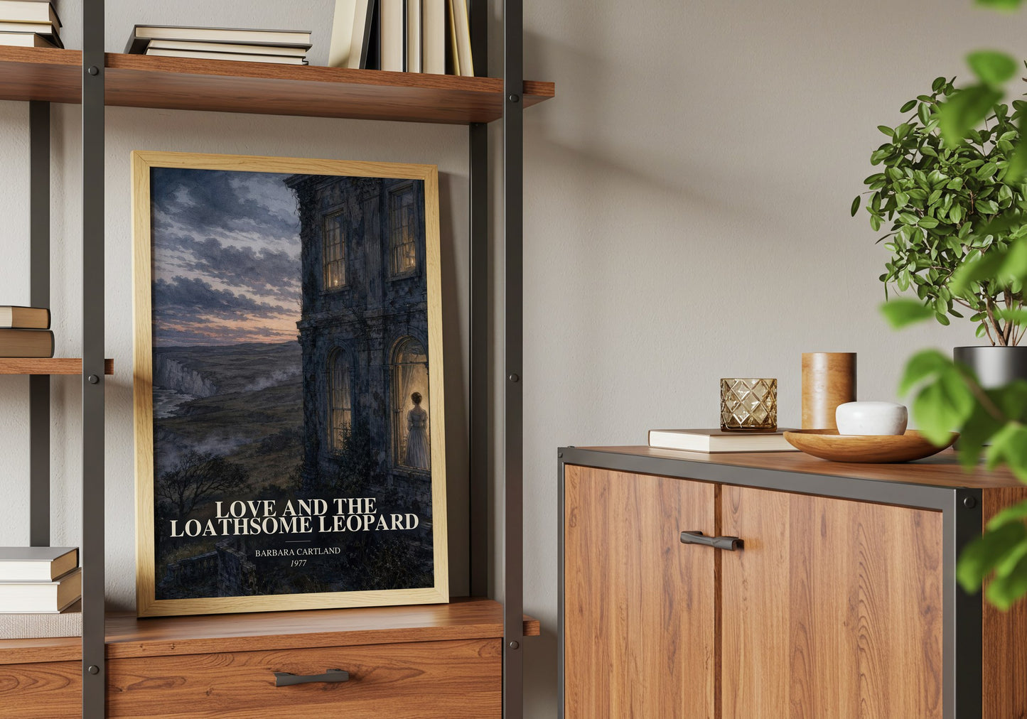 Love And The Loathsome Leopard book watercolour illustration paper finish options – matte satin gloss