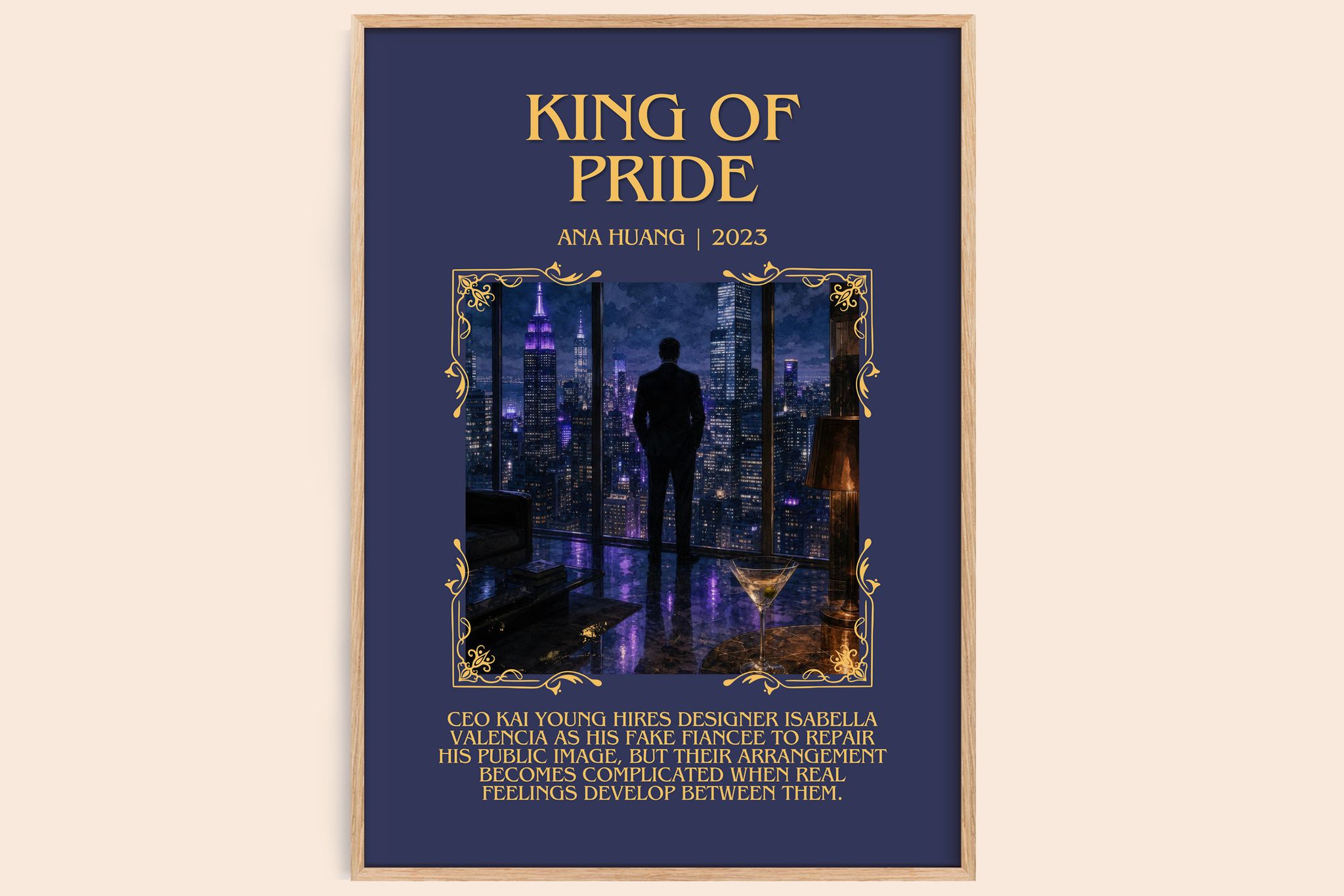 King of Pride Minimalist Book Poster by Ana Huang