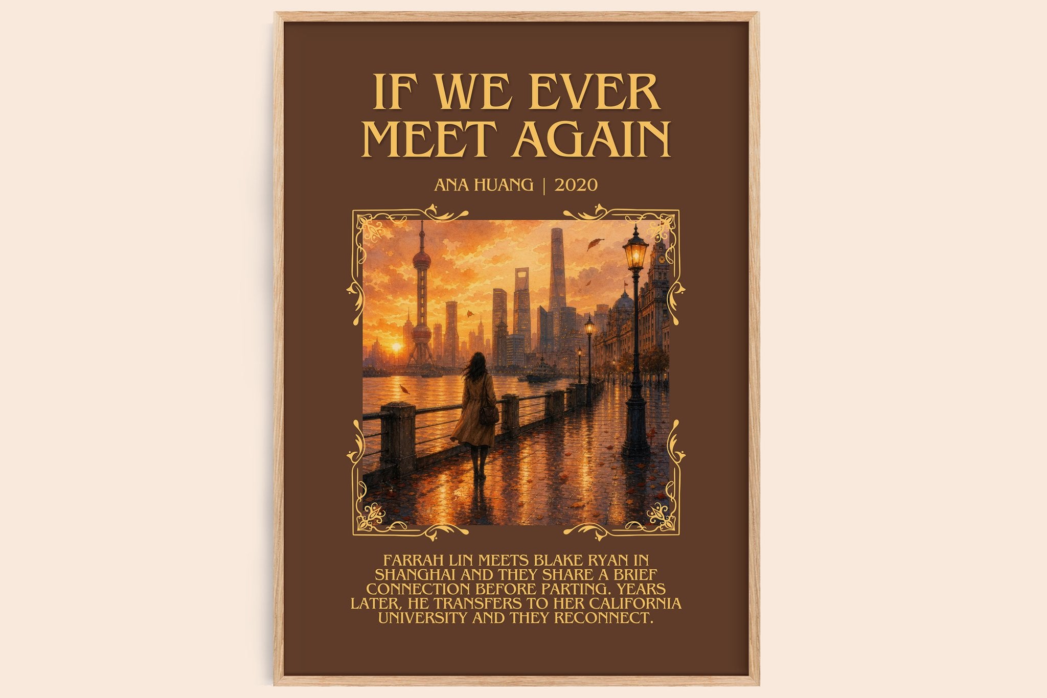 If We Ever Meet Again Minimalist Book Poster by Ana Huang