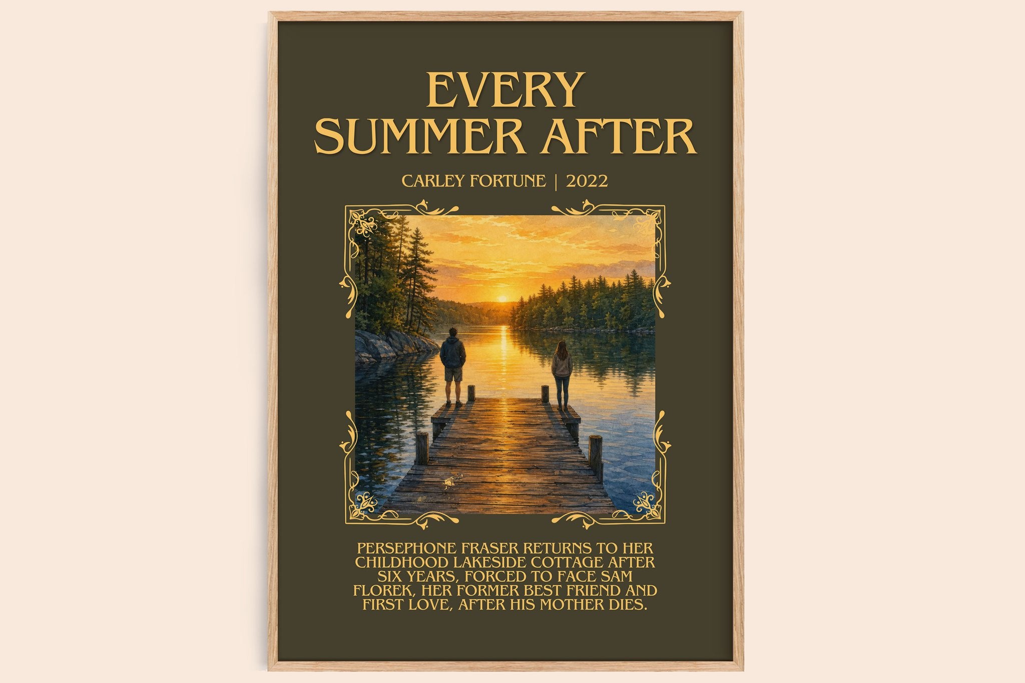 Every Summer After Minimalist Book Poster by Carley Fortune