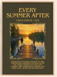 Every Summer After Minimalist Book Poster by Carley Fortune – image 1