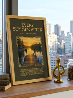 Every Summer After Minimalist Book Poster by Carley Fortune – image 3