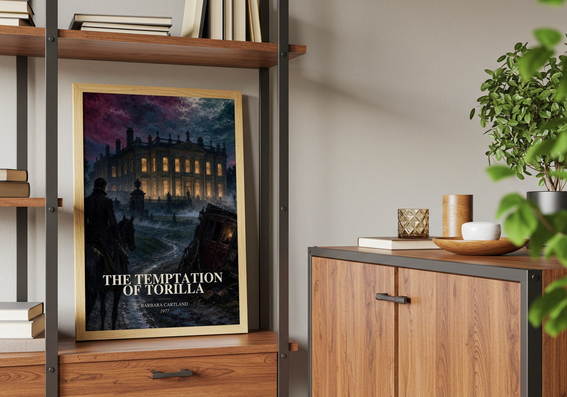 The Temptation Of Torilla book watercolour illustration paper finish options – matte satin gloss