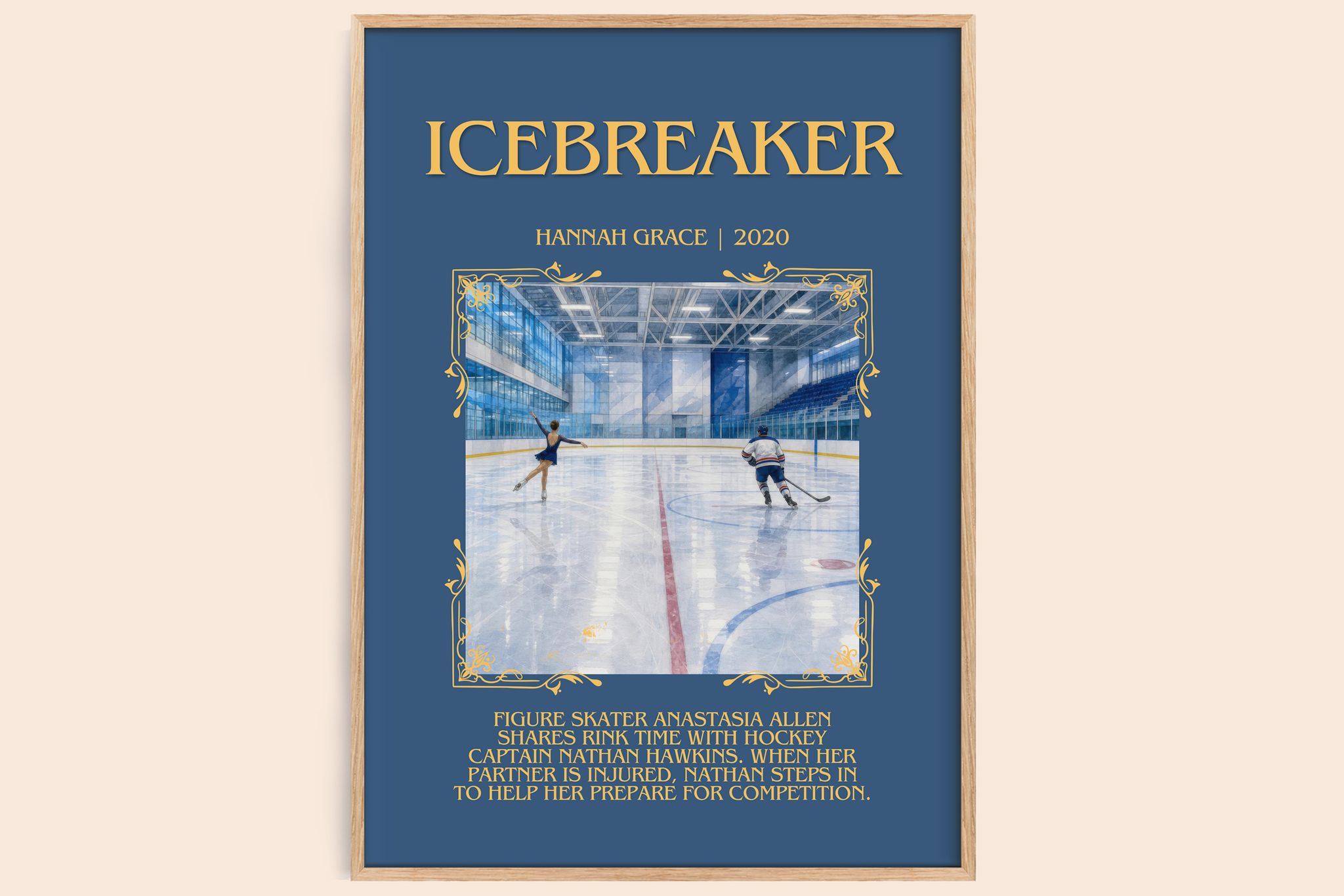 Icebreaker Minimalist Book Poster by Hannah Grace