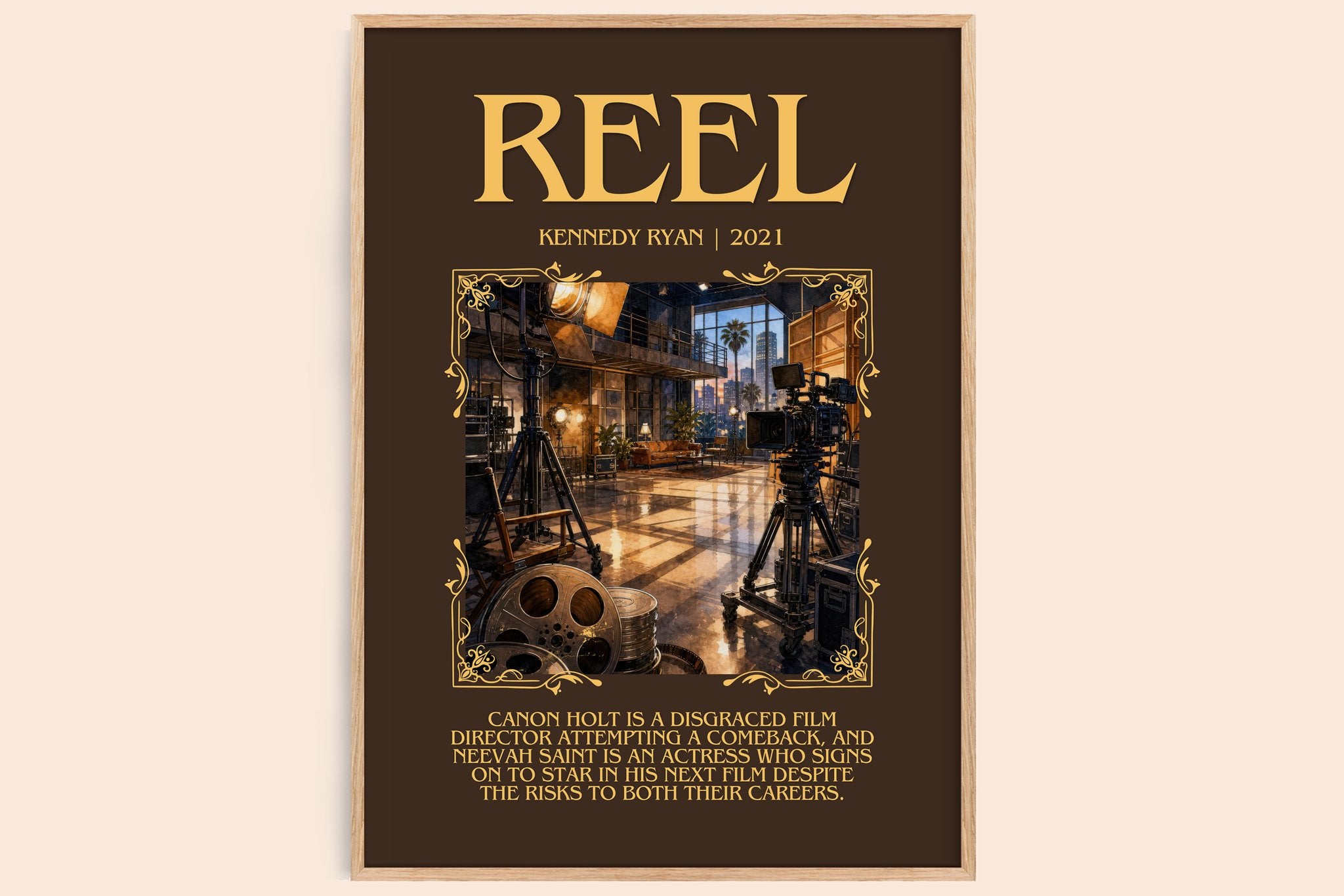 Reel Minimalist Book Poster by Kennedy Ryan
