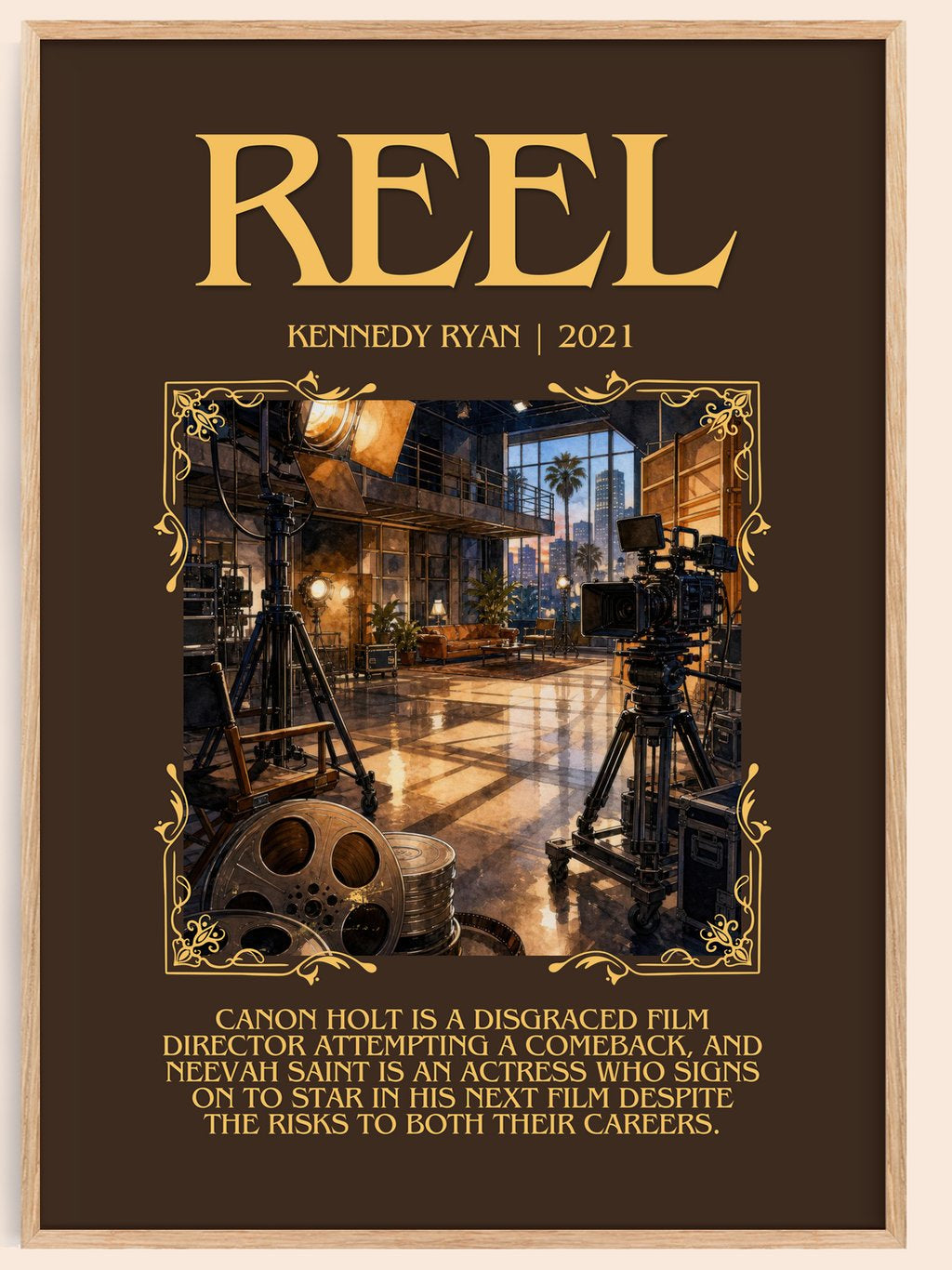 Reel Minimalist Book Poster by Kennedy Ryan – book poster