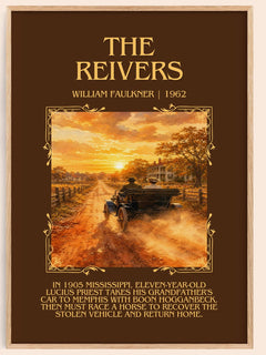 The Reivers Minimalist Book Poster by William Faulkner – image 1