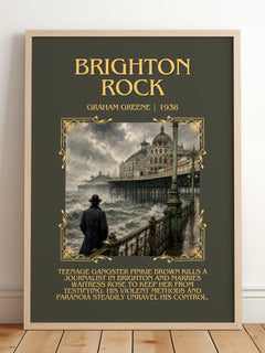 Brighton Rock Minimalist Book Poster by Graham Greene – image 2