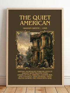The Quiet American Minimalist Book Poster by Graham Greene – image 2