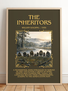 The Inheritors Minimalist Book Poster by William Golding – image 2