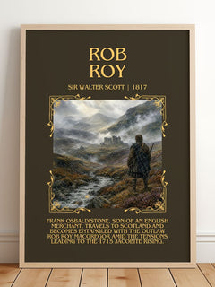 Rob Roy Minimalist Book Poster by Sir Walter Scott – image 2