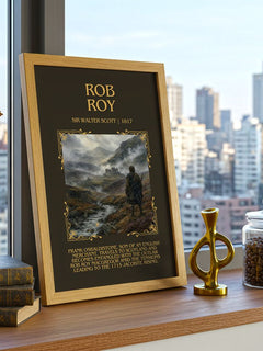 Rob Roy Minimalist Book Poster by Sir Walter Scott – image 3
