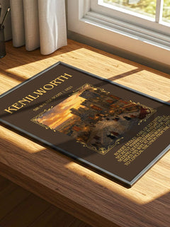 Kenilworth Minimalist Book Poster by Sir Walter Scott – image 4