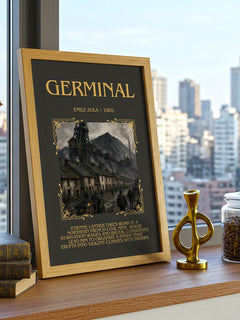 Germinal Minimalist Book Poster by Émile Zola – image 3
