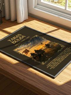 Taras Bulba Minimalist Book Poster by Nikolai Gogol – image 4